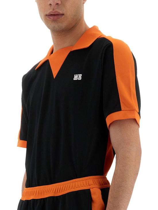  웨일즈보너 폴로 티셔츠 US25JE09 PL04999 Black - WALES BONNER