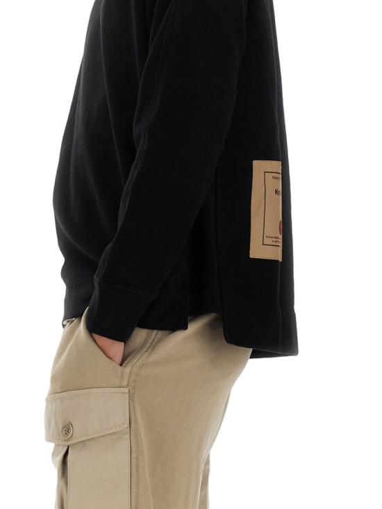  텐 씨 긴팔 티셔츠 23CTCUF03188 A06455999 Black - TEN C