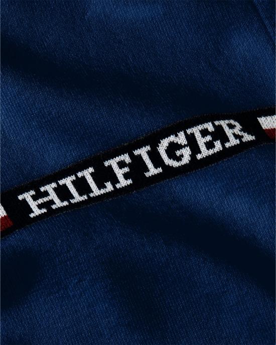  타미힐피거 집업 니트 MW0MW33508 Blue - TOMMY HILFIGER