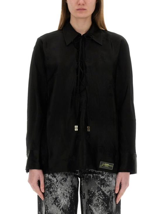 25SS 가니 셔츠 W0359 099 Black
