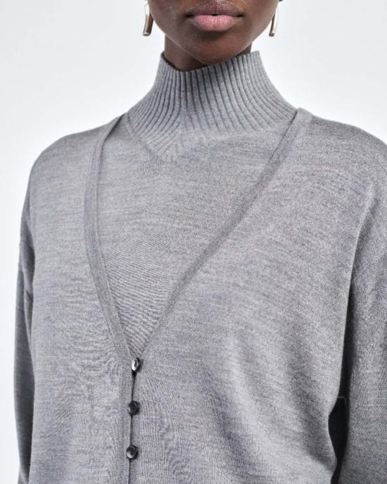  마리아 맥마누스 가디건 마리아 맥매너스 버튼 V 카디건 - MARIA MCMANUS