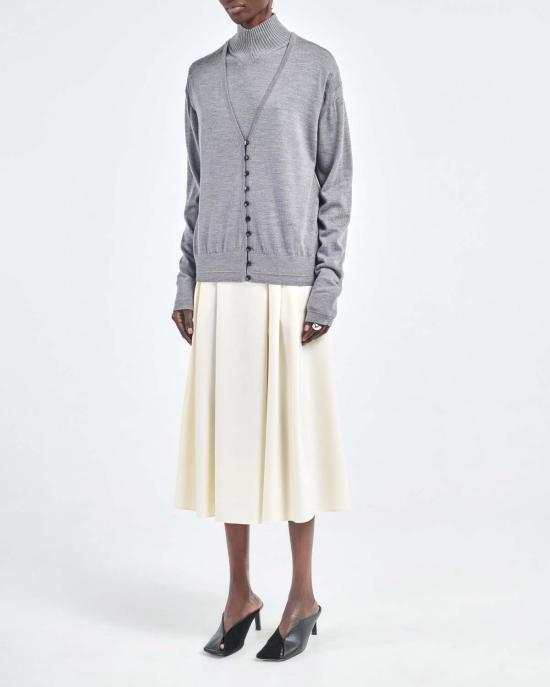  마리아 맥마누스 가디건 마리아 맥매너스 버튼 V 카디건 - MARIA MCMANUS