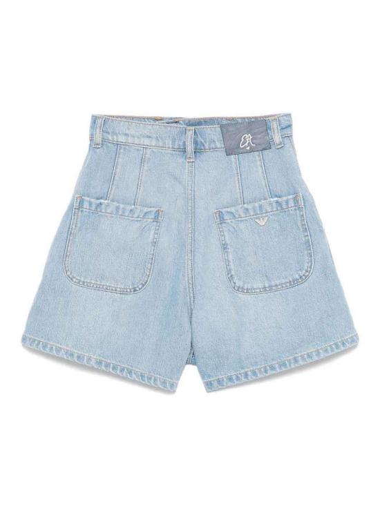  엠포리오 아르마니 데님 숏팬츠 EW001498AF12675MB003 Blue - EMPORIO ARMANI