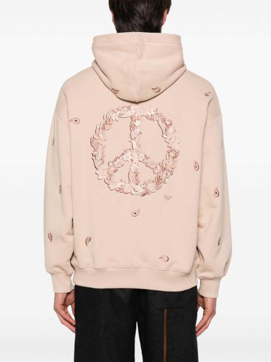  엠포리오 아르마니 후드 티셔츠 EM001338AF12897U4134 Light Pink - EMPORIO ARMANI