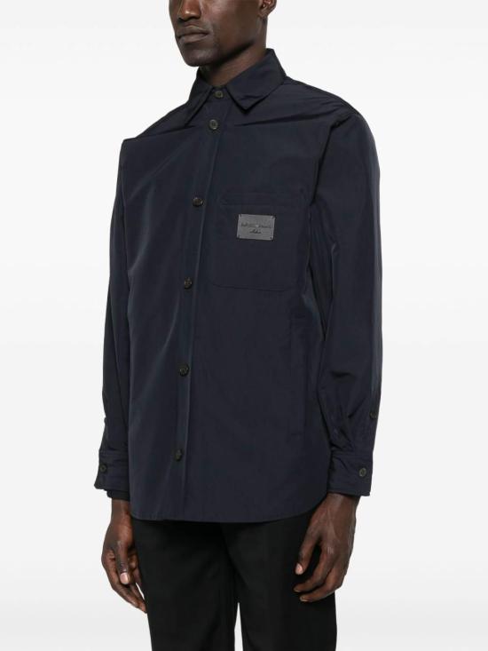 26SS 엠포리오 아르마니 긴팔 셔츠 EM001629AF13770UB118 Blue - EMPORIO ARMANI