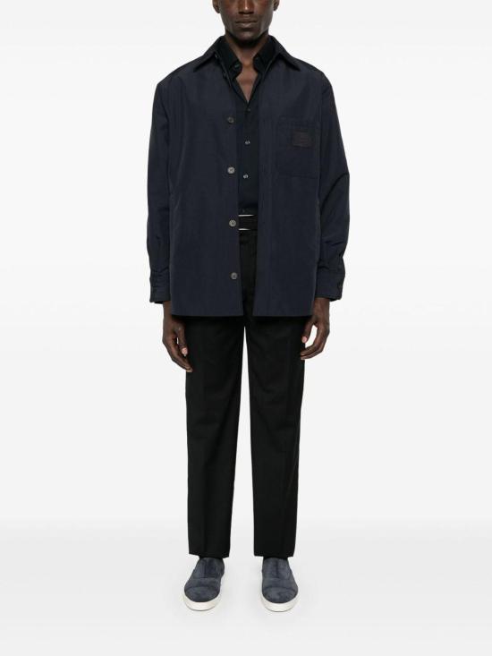 26SS 엠포리오 아르마니 긴팔 셔츠 EM001629AF13770UB118 Blue - EMPORIO ARMANI