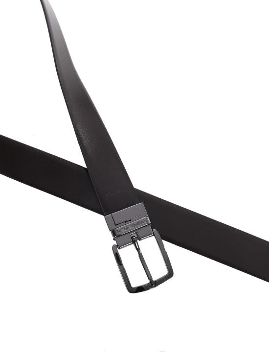 27SS 엠포리오 아르마니 가죽 벨트 Y4S195YLO8J80741 Black - EMPORIO ARMANI