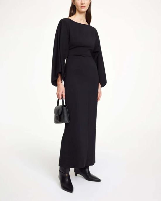  바이말렌비거 롱 원피스 By Malene Birger Hella 맥시 드레스 블랙 - BY MALENE BIRGER
