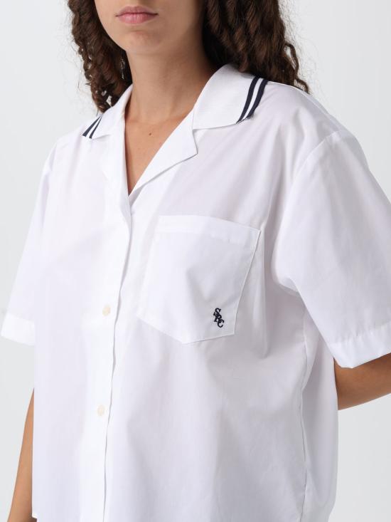 25FW 스포티앤리치 블라우스 SI023602302WH01 48 White - SPORTY & RICH