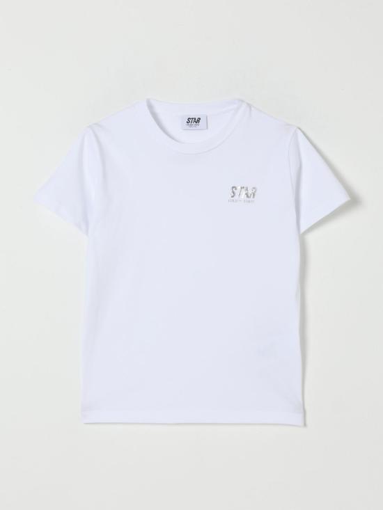 25FW [키즈] 골든구스 티셔츠 GKP02441P00224810449 White