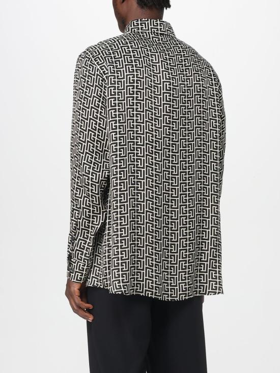 25FW 발망 긴팔 셔츠 FH1HS485VI36 GFE Beige - BALMAIN