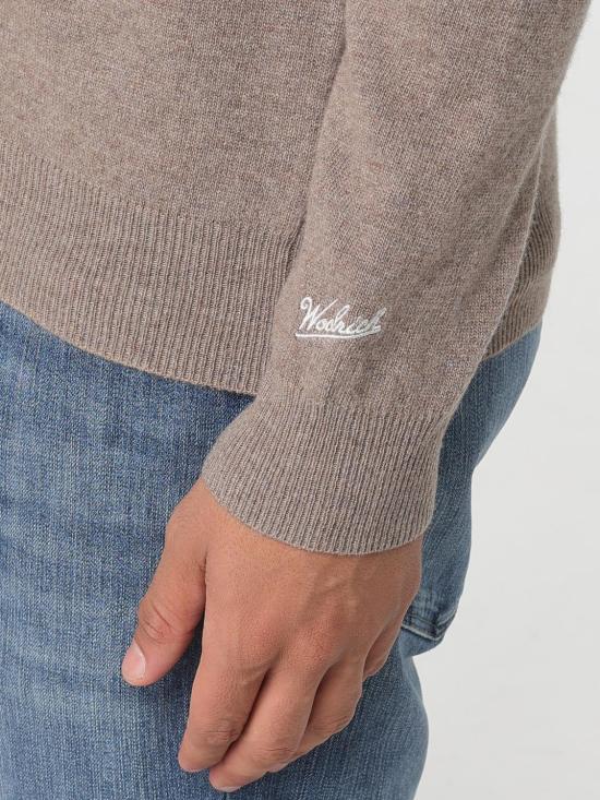 25FW 울리치 스웨터 CFWOKN0278MRUF0469 7417 Brown - WOOLRICH