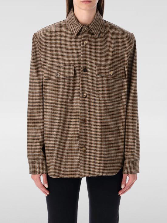 25FW 생로랑 블라우스 843378YZ9CH 9773 Brown