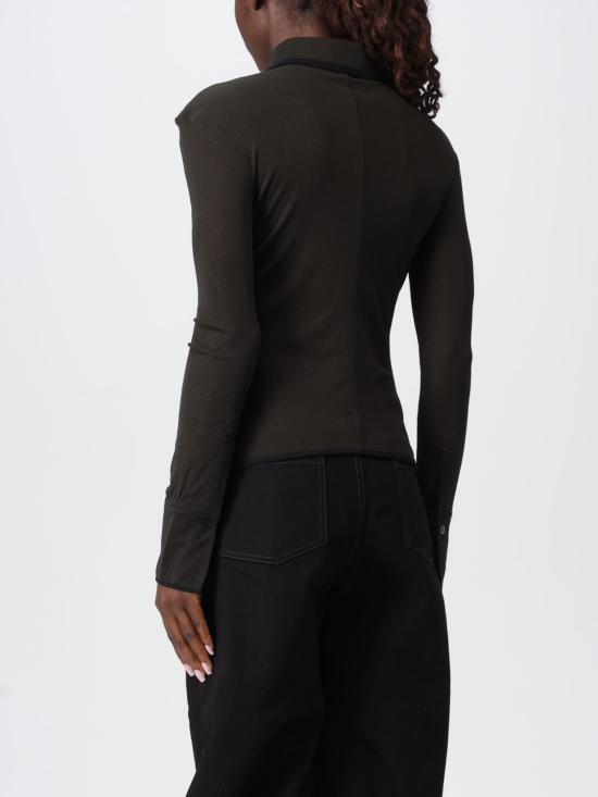 25FW 나누슈카 폴로 티셔츠 NW25PFTP07195 ANTRACITE BLACK Charcoal - NANUSHKA