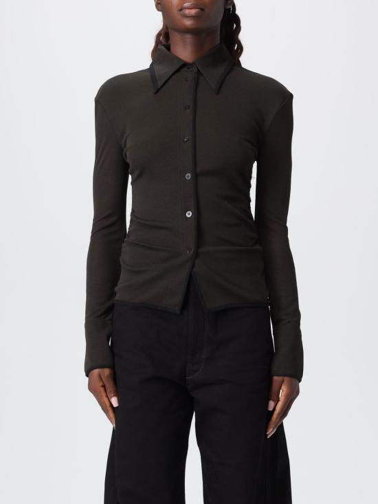 25FW 나누슈카 폴로 티셔츠 NW25PFTP07195 ANTRACITE BLACK Charcoal