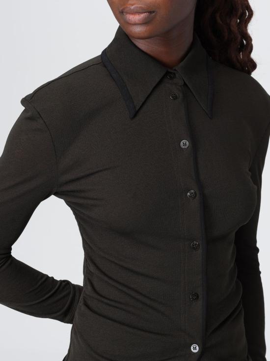 25FW 나누슈카 폴로 티셔츠 NW25PFTP07195 ANTRACITE BLACK Charcoal - NANUSHKA