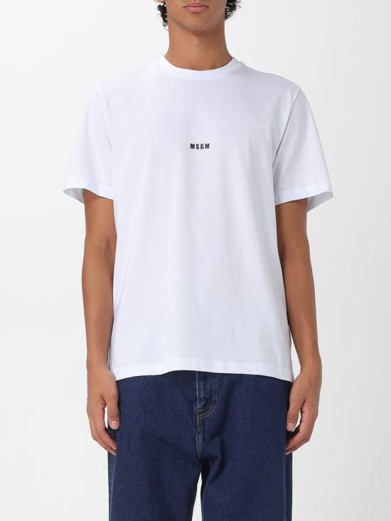 25FW 엠에스지엠 반팔 티셔츠 2000MM500200002 01 White