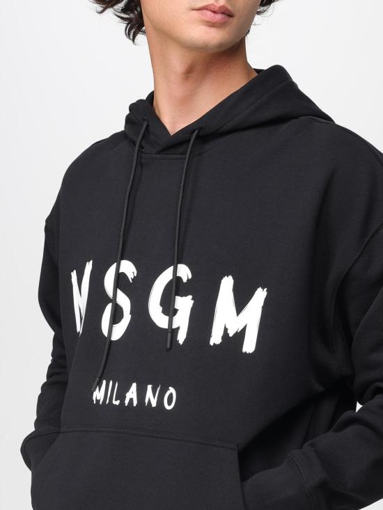 25FW 엠에스지엠 긴팔 티셔츠 2000MM515300000 99 Black - MSGM