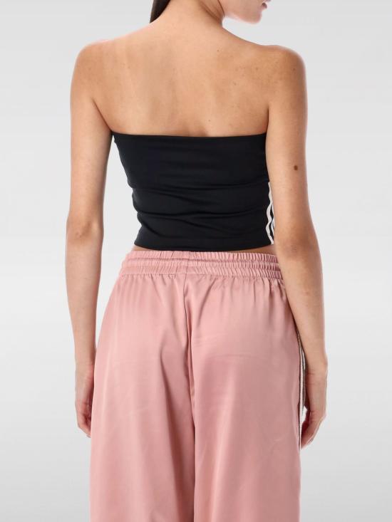 25FW 아디다스 3-스트라이프 튜브탑  JX7717 Black - ADIDAS