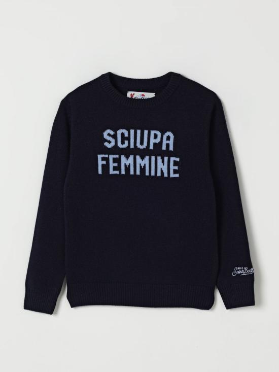 25FW [키즈] 세인트바쓰 풀오버 DOU0001 SCIUPA FEMMINE 61 02011I Blue