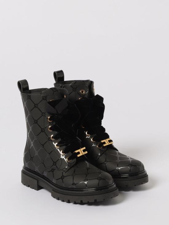 25FW [키즈] 엘리자베타프랜치 미들 부츠 F4A5E0434184 930 Black - ELISABETTA FRANCHI