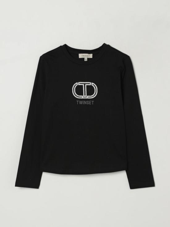 25FW [키즈] 트윈셋 티셔츠 252GJ206B 00006 Black
