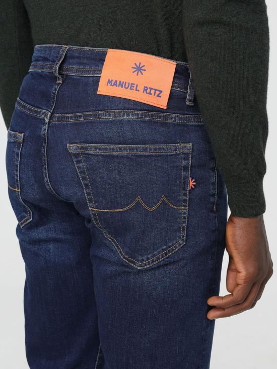 25FW 마뉴엘리츠 데님 팬츠 3832J1728L2253350 89 Blue - MANUEL RITZ