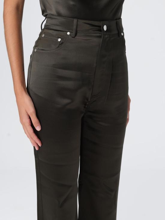 25FW 나누슈카 스트레이트 팬츠 NW25PFPA02369 DARK Green - NANUSHKA