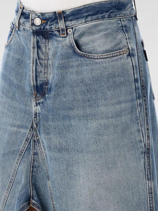 25FW 하이쿠레 데님 스커트 HEW08096DF106 L0892 Denim - HAIKURE