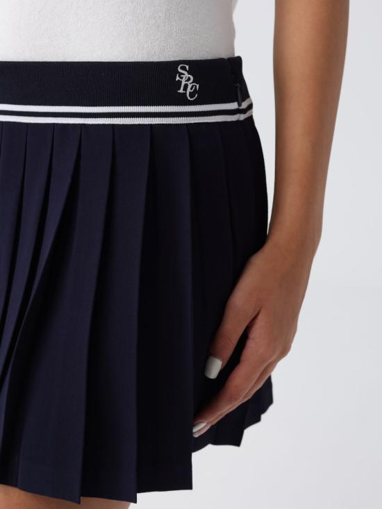 25FW 스포티앤리치 숏 스커트 SK012602302BL106 3902 Navy - SPORTY & RICH