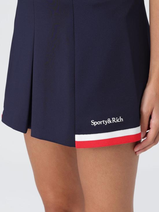 25FW 스포티앤리치 숏 스커트 SK011602300BL110 3908 Navy - SPORTY & RICH