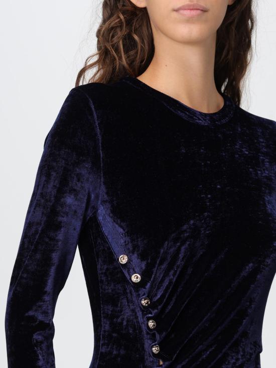 25FW 파코라반 긴팔 티셔츠 25AJTO708VI0338 P432 Blue - PACO RABANNE