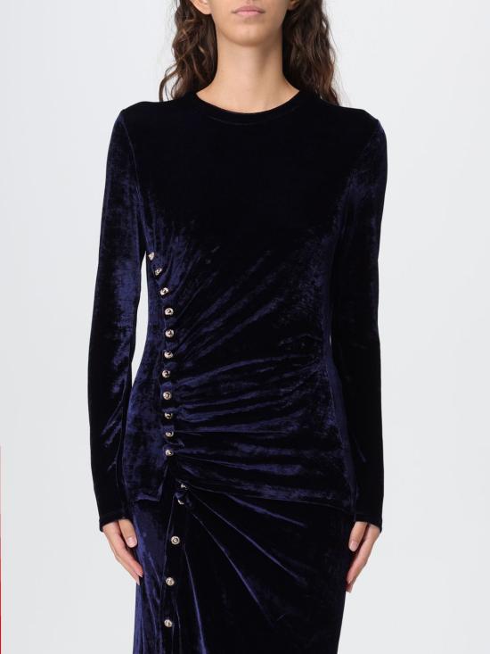 25FW 파코라반 긴팔 티셔츠 25AJTO708VI0338 P432 Blue