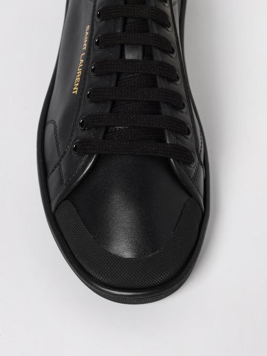 26SS 생로랑 GYM 짐 스무스 레더 스니커즈 82008700N00 1000 Black - SAINT LAURENT