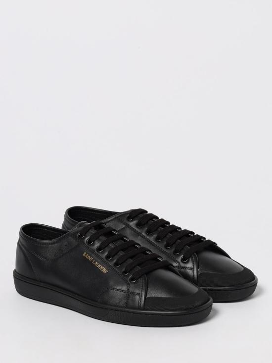 26SS 생로랑 GYM 짐 스무스 레더 스니커즈 82008700N00 1000 Black - SAINT LAURENT