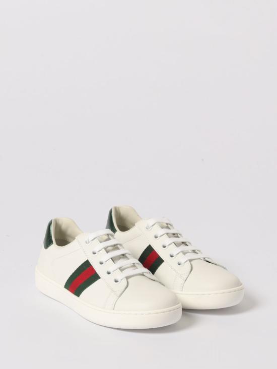 25FW [키즈] 구찌 스니커즈 433148CPWE0 9075 White - GUCCI