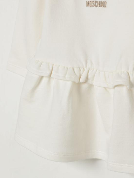 25FW [키즈] 모스키노 점프수트 MDV0D1LCA60 10063 White - MOSCHINO