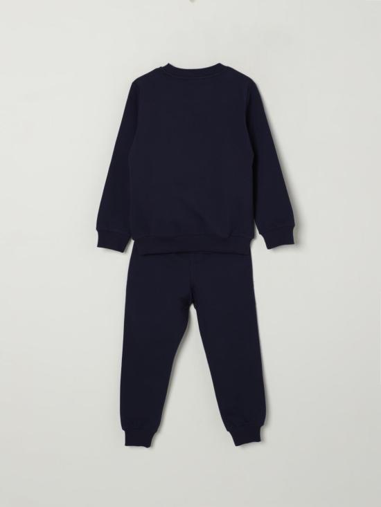 25FW [키즈] 모스키노 캐주얼 세트 HUK04ELDA21 40016 Navy - MOSCHINO