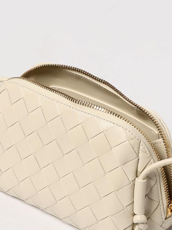 26SS 보테가베네타 인트레치아토 콘서트 파우치 794258VCPP1 9197 White - BOTTEGA VENETA