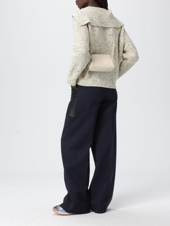26SS 보테가베네타 인트레치아토 콘서트 파우치 794258VCPP1 9197 White - BOTTEGA VENETA