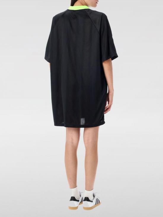 25FW 아디다스 아디컬러 사커 자카드 오버사이즈 드레스  KB8152 Black - ADIDAS