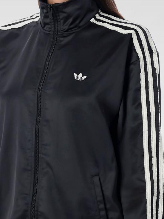25FW 아디다스 새틴 러플 트랙탑  KC8810 Black - ADIDAS