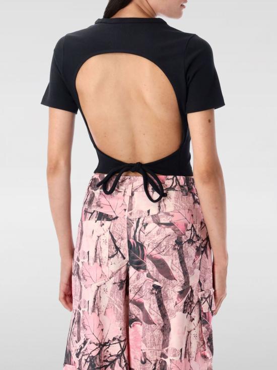 25FW 아디다스 컷 아웃 립 티셔츠 KC8804 Black - ADIDAS