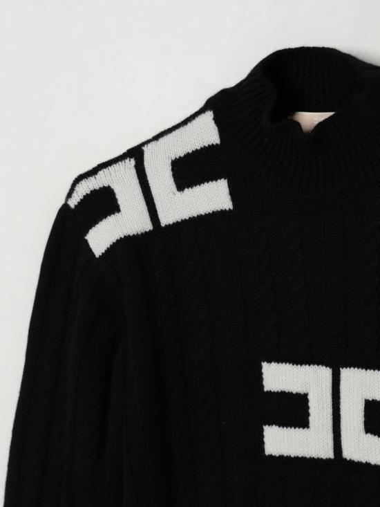 25FW [키즈] 엘리자베타프랜치 풀오버 EFMA171FL230 D748 Black 1 - ELISABETTA FRANCHI