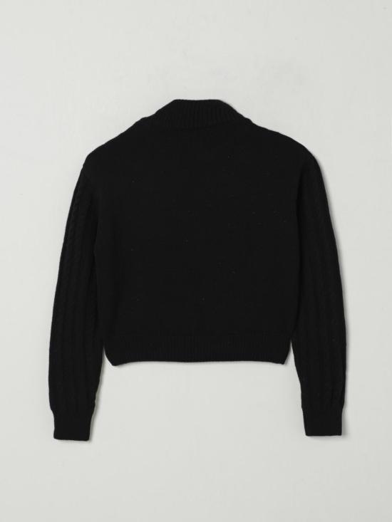 25FW [키즈] 엘리자베타프랜치 풀오버 EFMA171FL230 D748 Black 1 - ELISABETTA FRANCHI