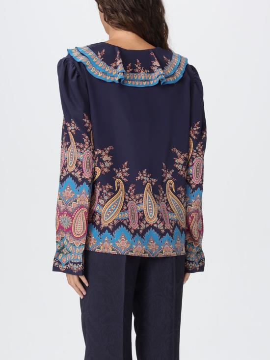 25FW 에트로 블라우스 WRIA007999SP1H2 X0886 Blue - ETRO