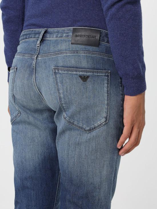 25FW 엠포리오 아르마니 데님 팬츠 EM000121AF14116 MB002 Blue - EMPORIO ARMANI