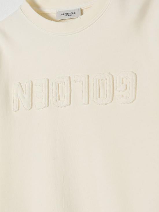 25FW [키즈] 골든구스 풀오버 GKP02214P00224411364 Grey - GOLDEN GOOSE