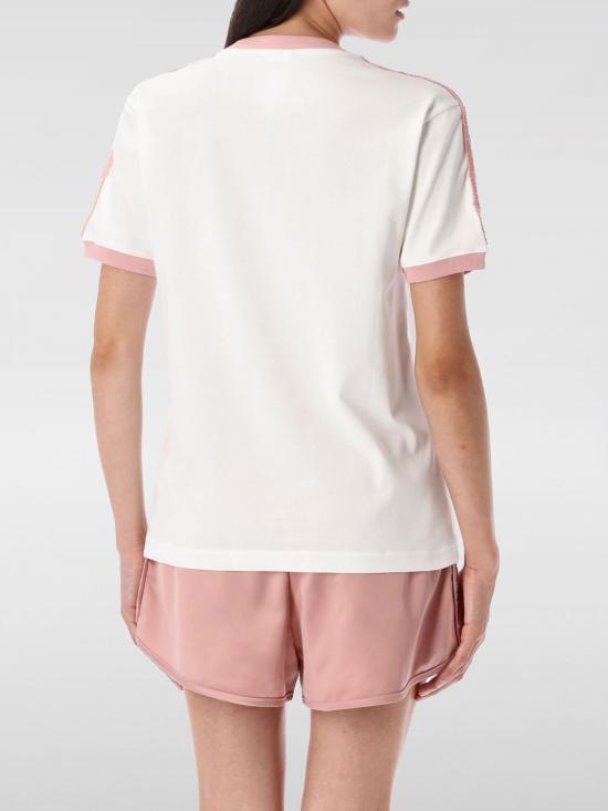 25FW 아디다스 러플 3스트라이프 티셔츠 KC8821 White - ADIDAS