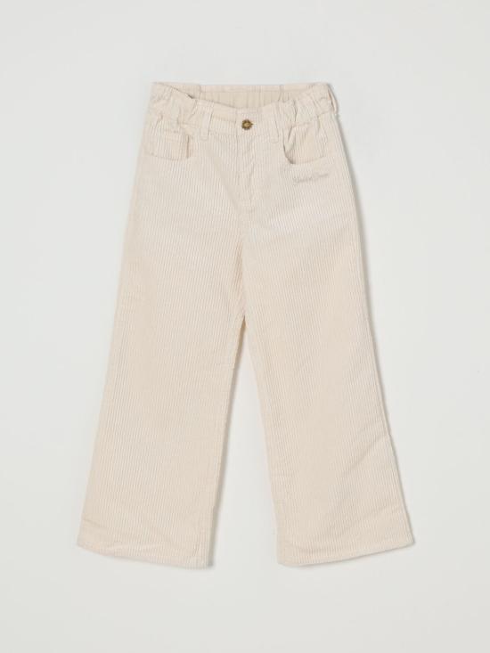 25FW [키즈] 골든구스 스트레이트 팬츠 GKP01605P00221560626 Ivory